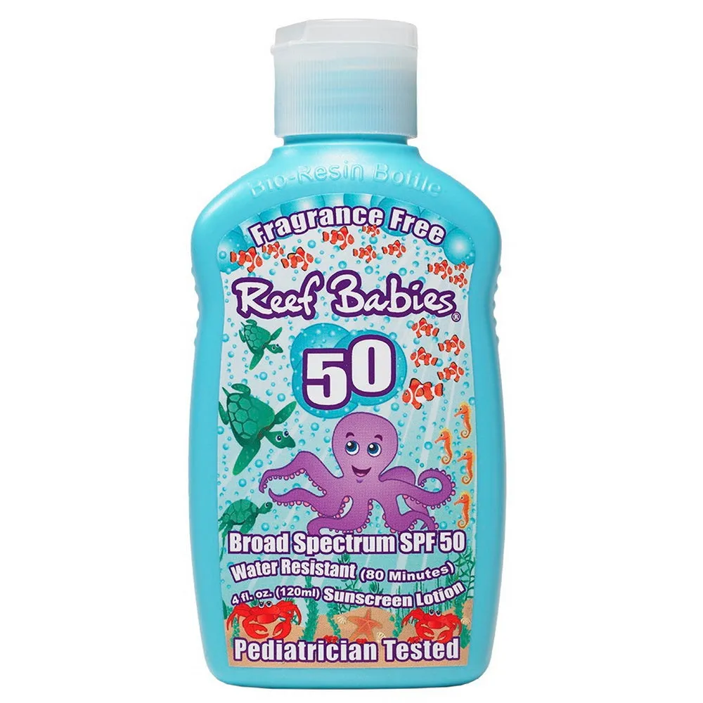 Land Shark Reef Babies SPF 50 Broad Spectrum Sunscreen Lotion 4oz