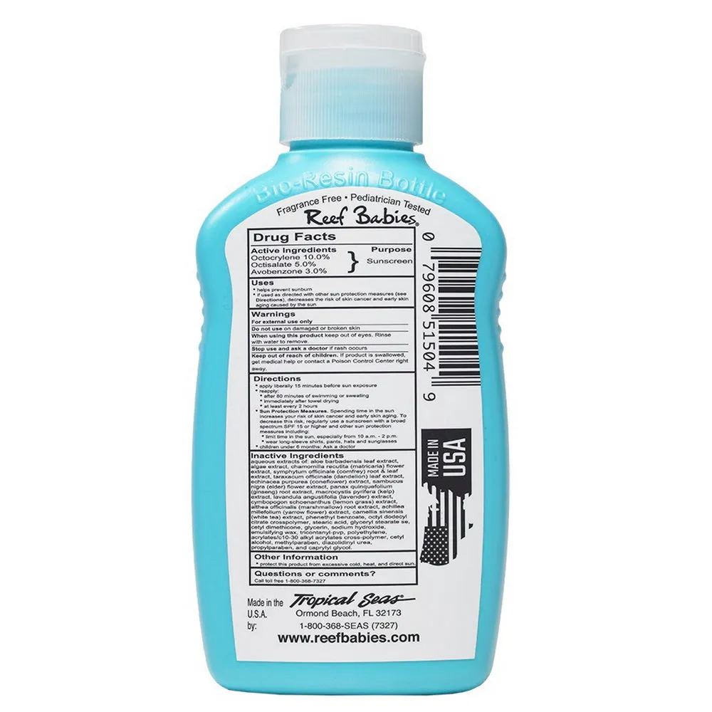 Land Shark Reef Babies SPF 50 Broad Spectrum Sunscreen Lotion 4oz