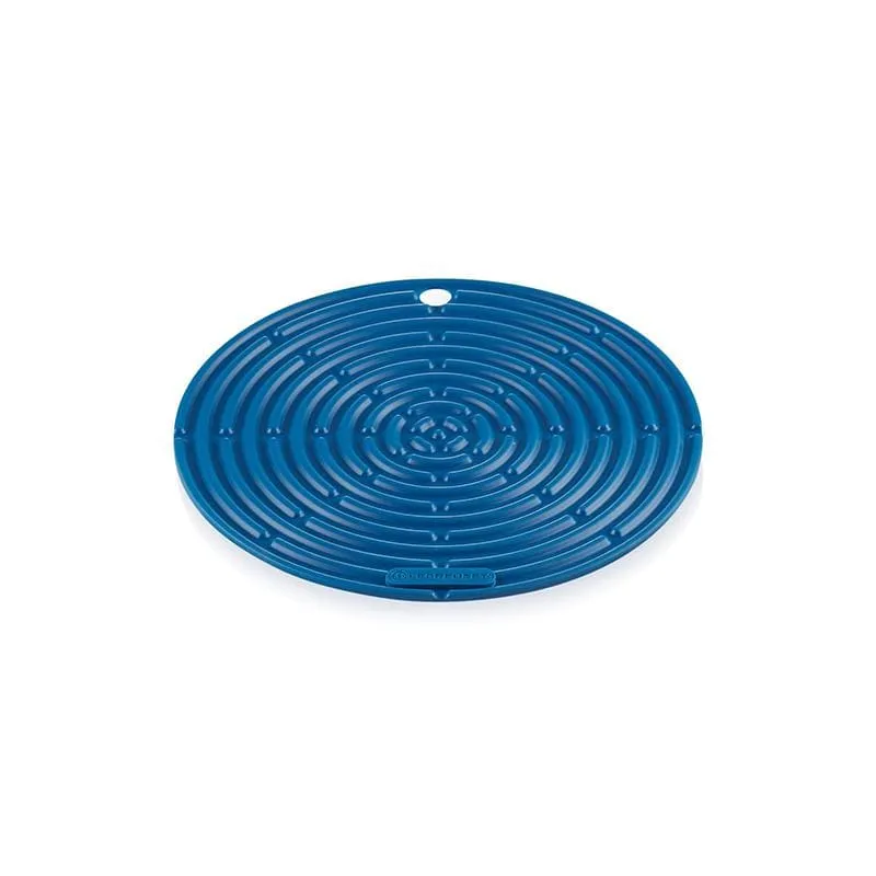Le Creuset Silicone Round Cool Tool Marseille Blue