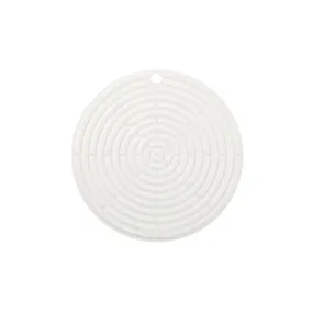 Le Creuset Silicone Round Cool Tool White