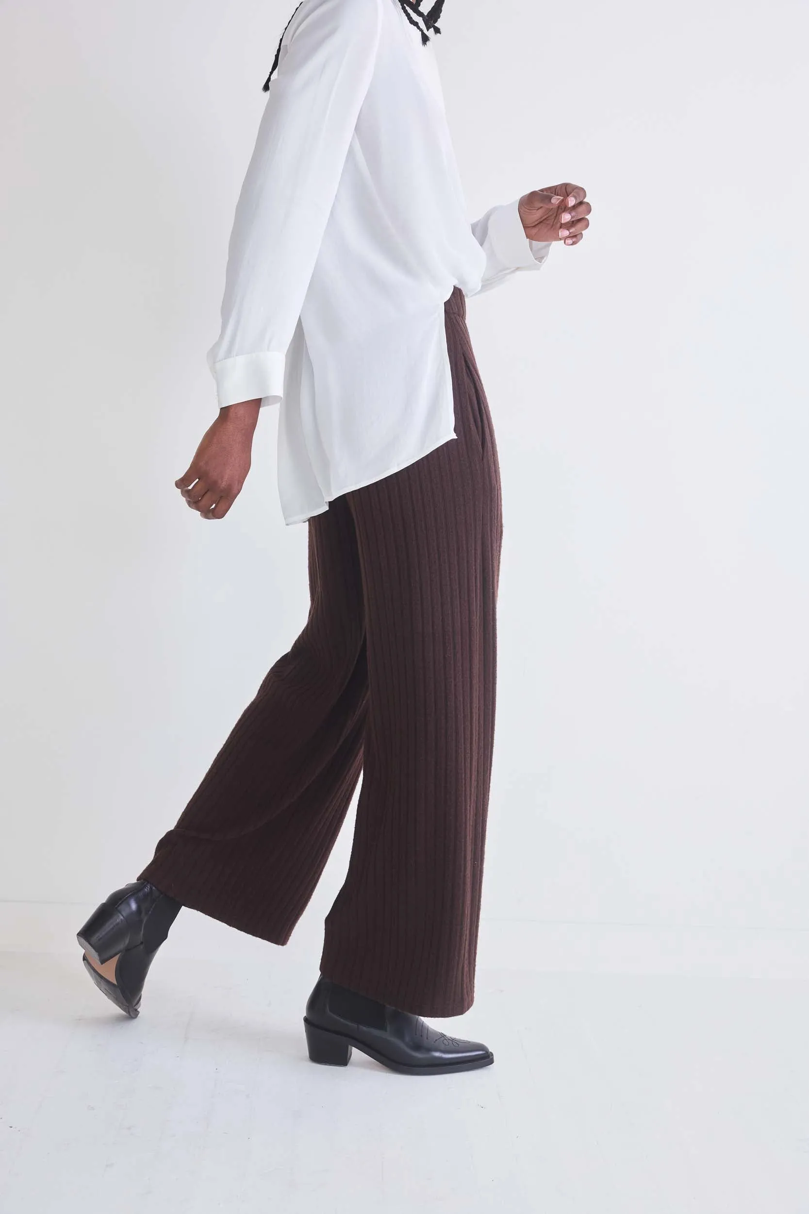 Leisure Flow Ribbed Pants