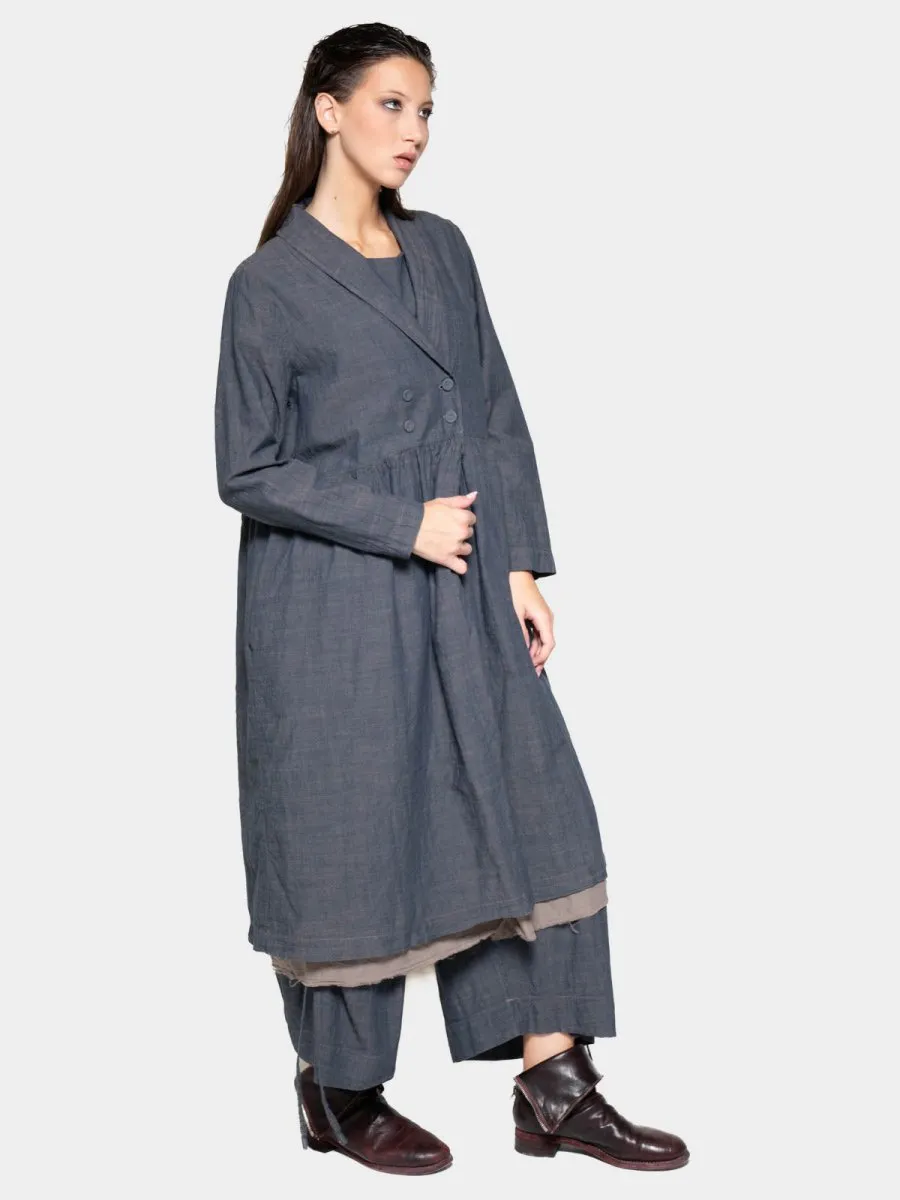 Long Sleeve Open Shirt Dress