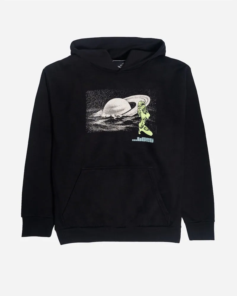 Lost Off World Heavy Hooded Sweatshirt-Black