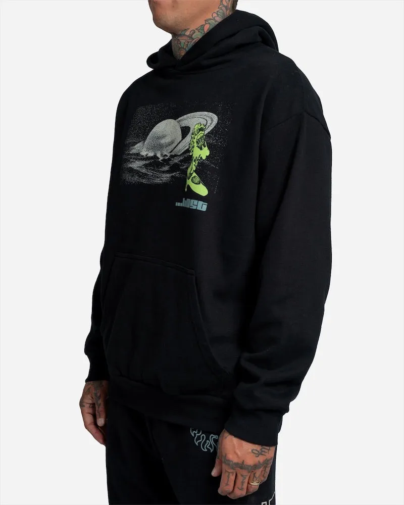 Lost Off World Heavy Hooded Sweatshirt-Black