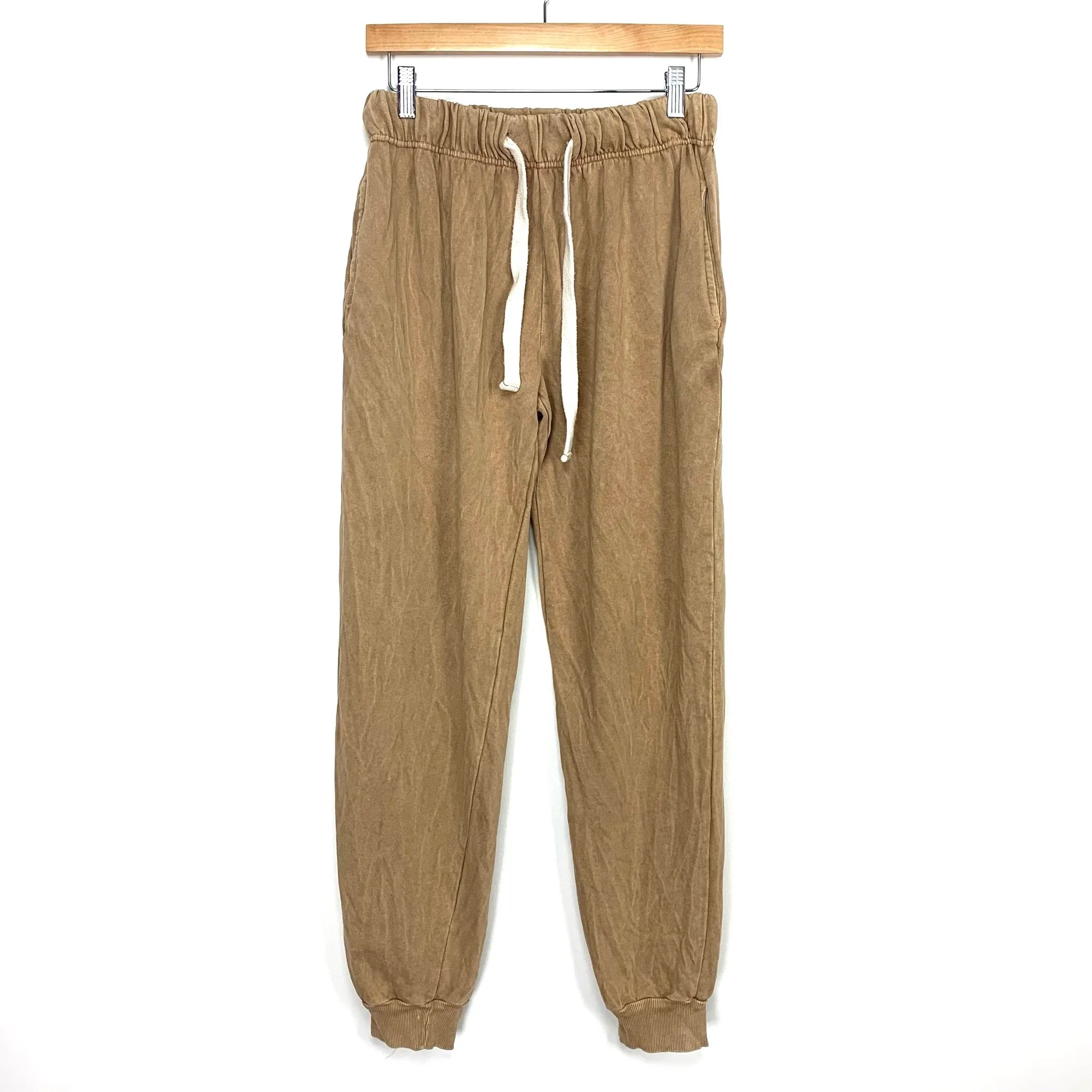 Love Vintage Brown Washed Joggers- Size M (We Have Matching Top) (Inseam 27")