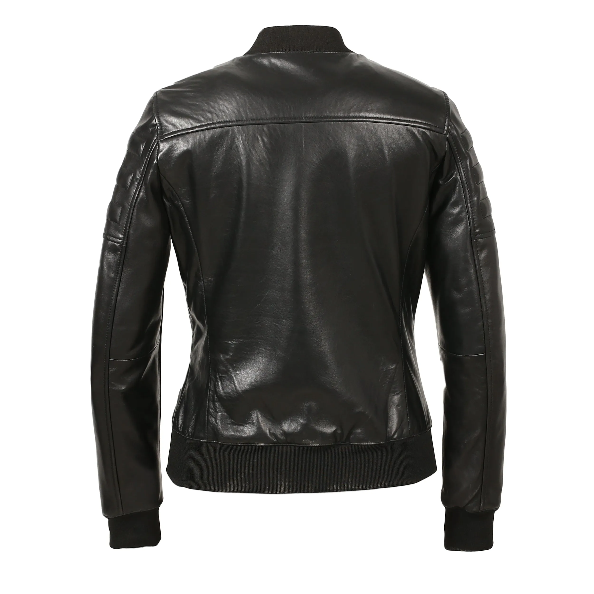 Lucilla Womens New Zealand Perfect Bomber Leather Jacket