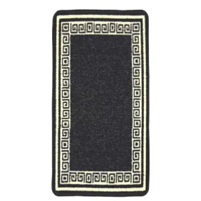 Luna Kitchen Mat - Black - 160 x 220cm