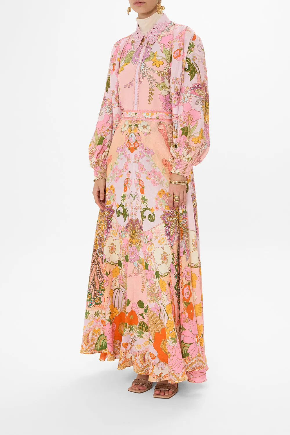 MAXI CIRCLE SKIRT CLEVER CLOGS