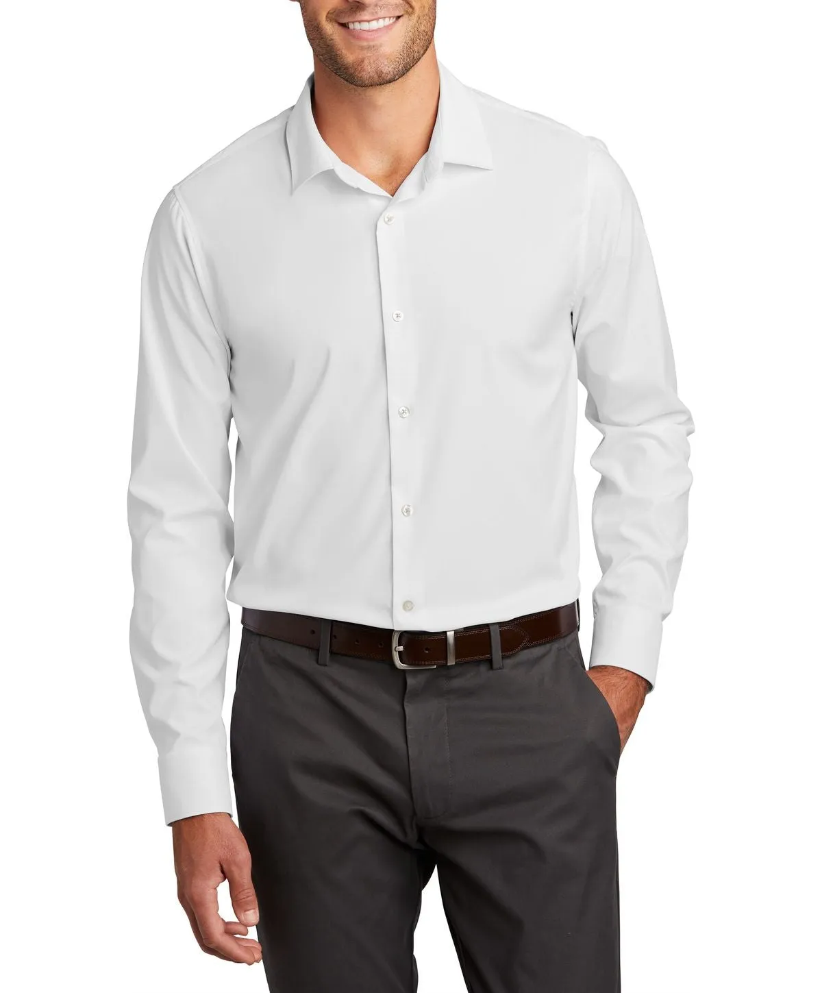 Men's Long Sleeve City Stretch Dress Shirt