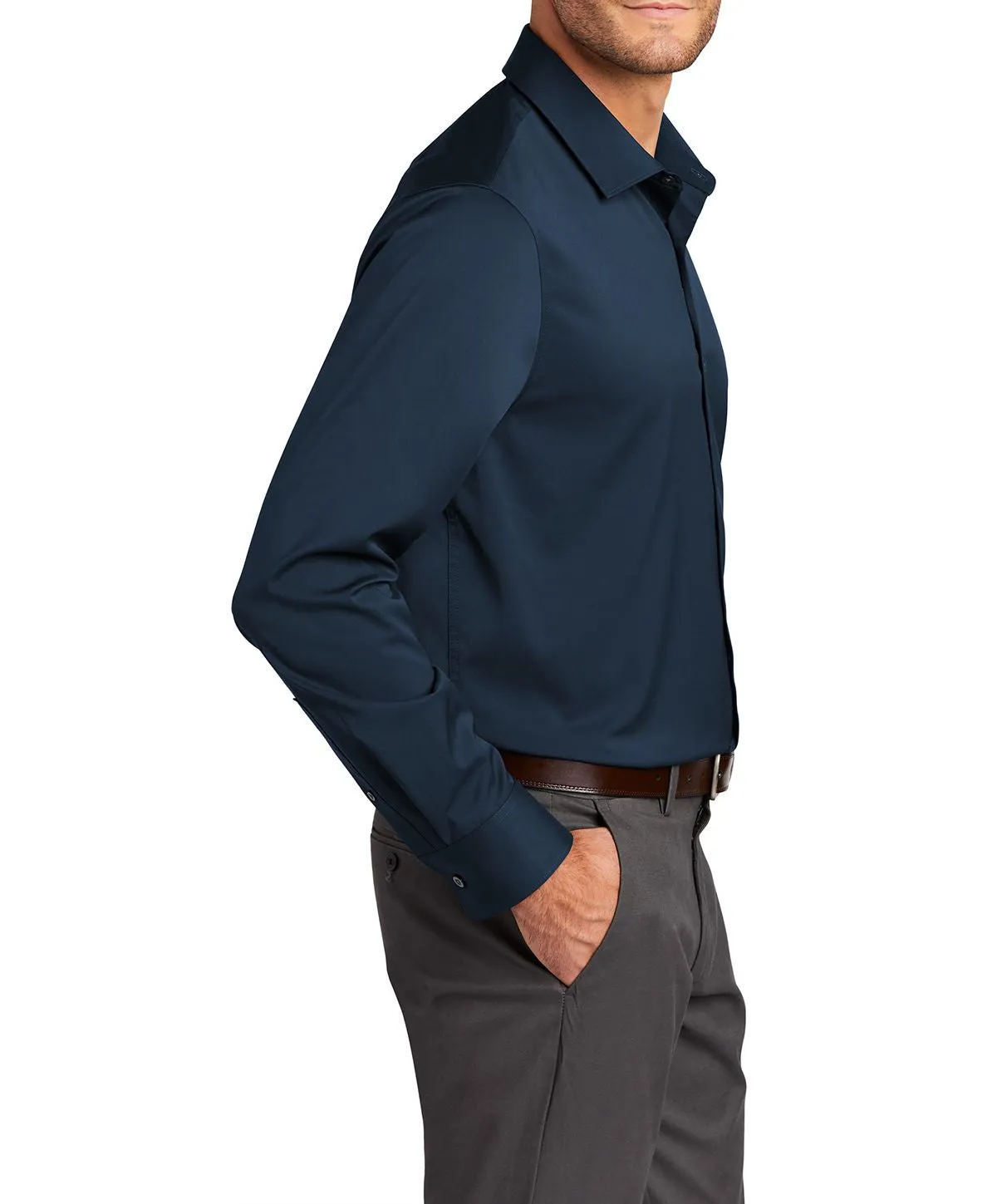 Men's Long Sleeve City Stretch Dress Shirt