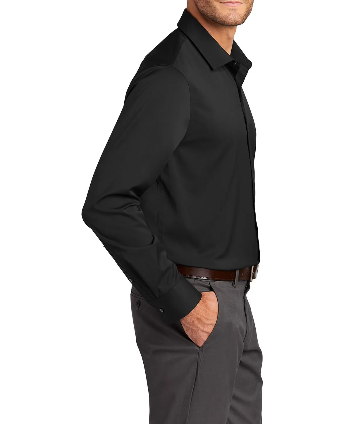 Men's Long Sleeve City Stretch Dress Shirt