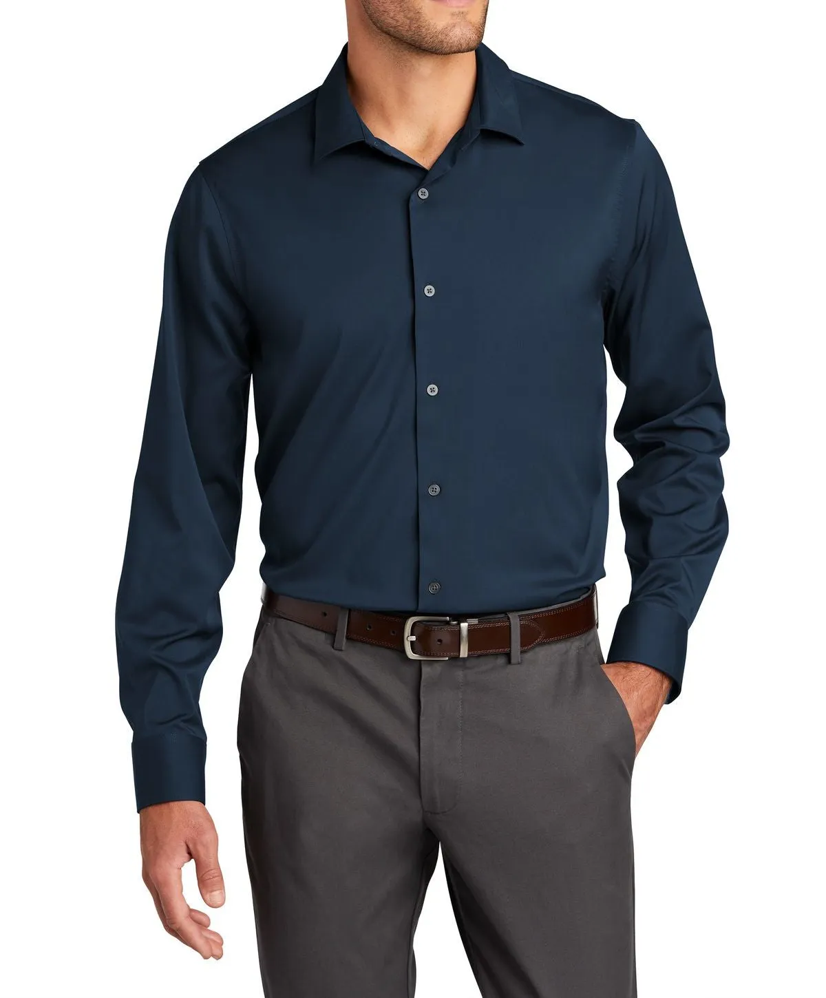 Men's Long Sleeve City Stretch Dress Shirt