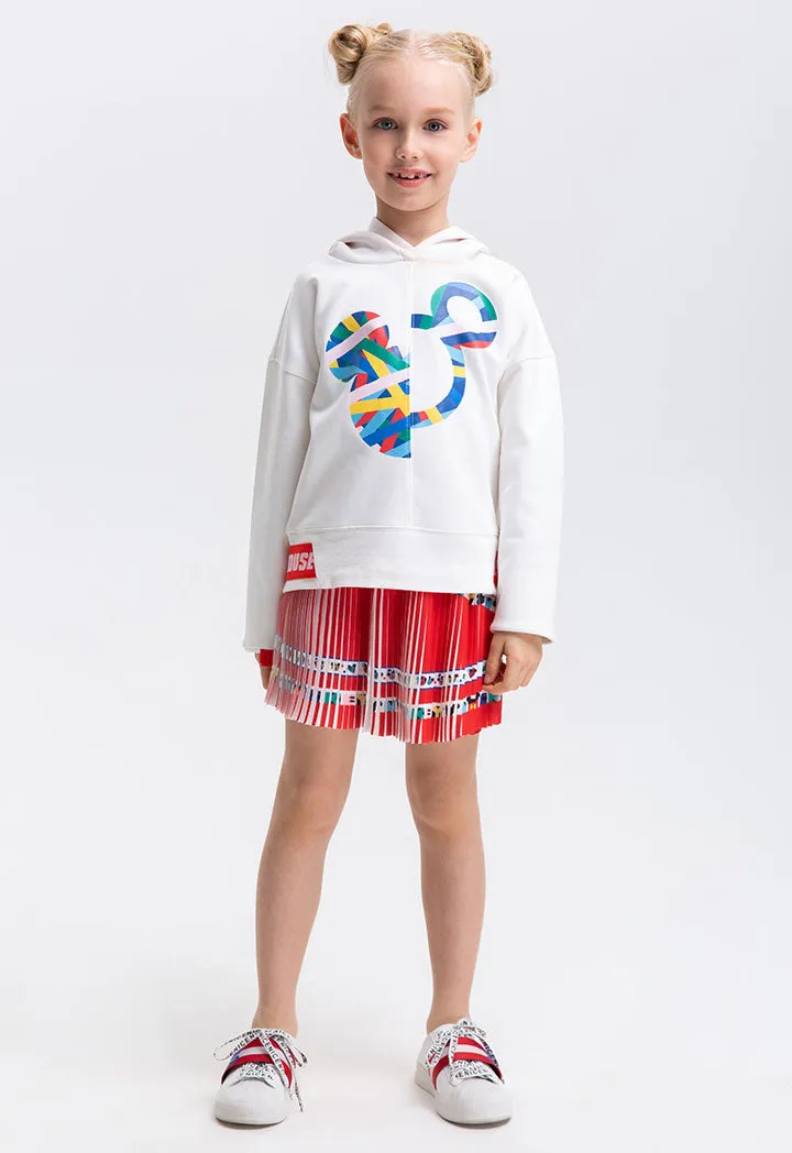 Mickey Mouse Pleated Skirt With Cycling Shorts