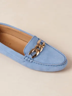 Mike - Suede Blue Leather