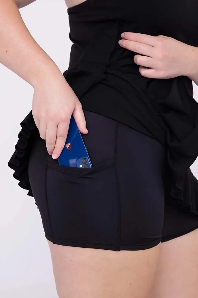 Mono B Curvy High-Waisted Slip Shorts