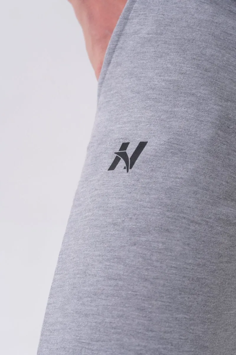 Nebbia Reset Slim Sweatpants with Side Pockets 321 - Light Grey