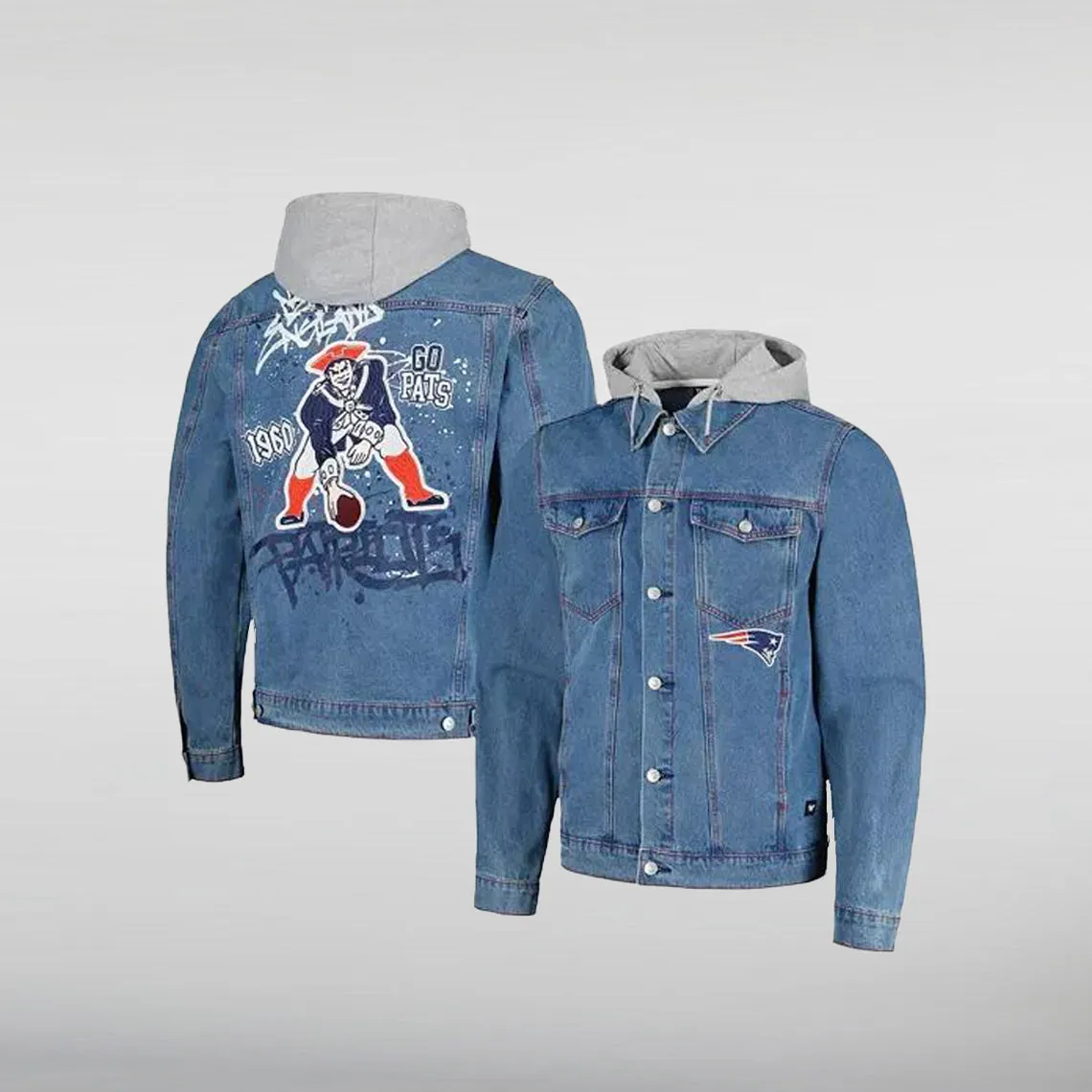 New England Patriots Denim Jacket