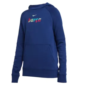 Nike  Barcelona Fleece Hoodie Blu