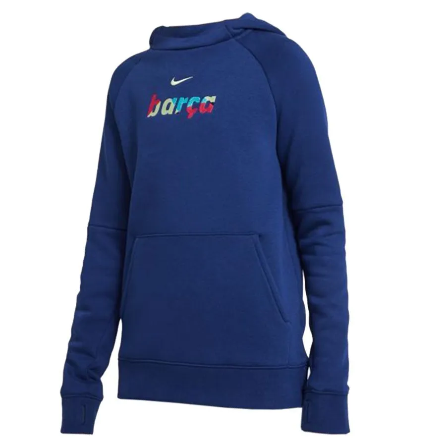 Nike  Barcelona Fleece Hoodie Blu
