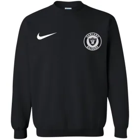 Nike Oakland Raiders Nfl Football Unisex Crewneck Pullover Sweatshirt