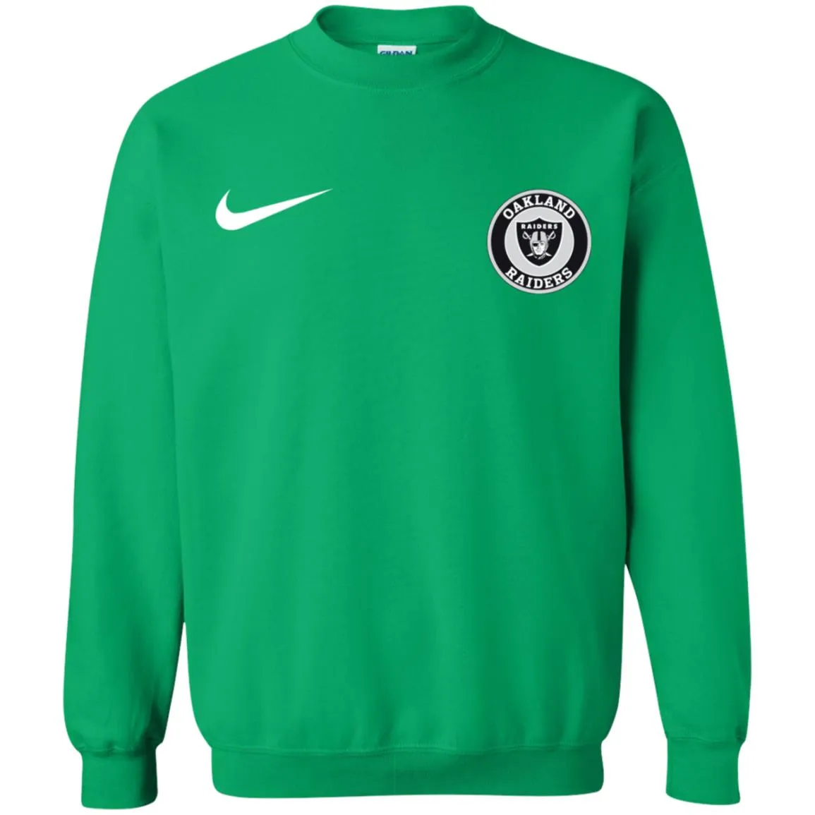 Nike Oakland Raiders Nfl Football Unisex Crewneck Pullover Sweatshirt