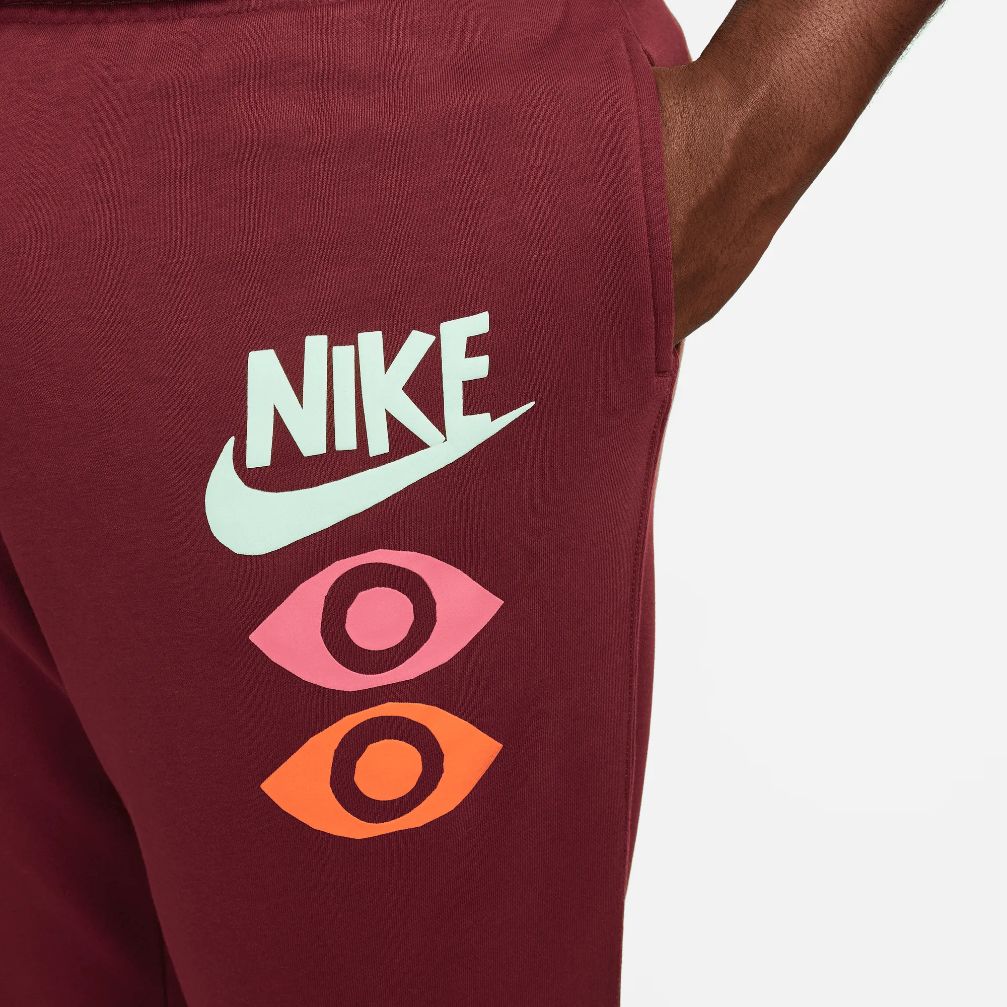 Nike Sportwear French Terry Sweatpants 'Dark Beetroot'