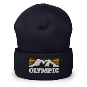 Olympic Outdoor Center Mountain Logo Cuffed Beanie