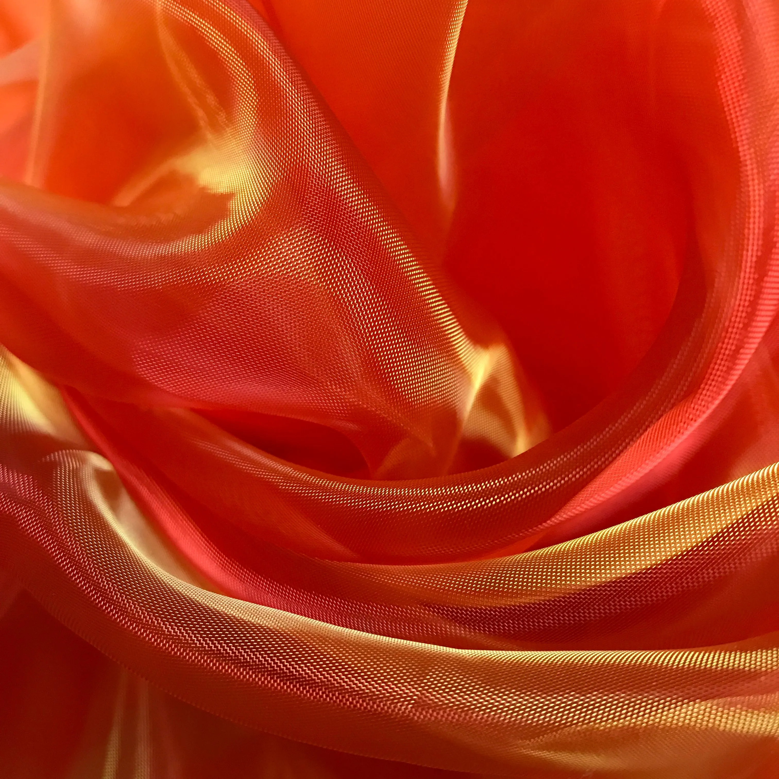 Orange Sheer Worship Flags