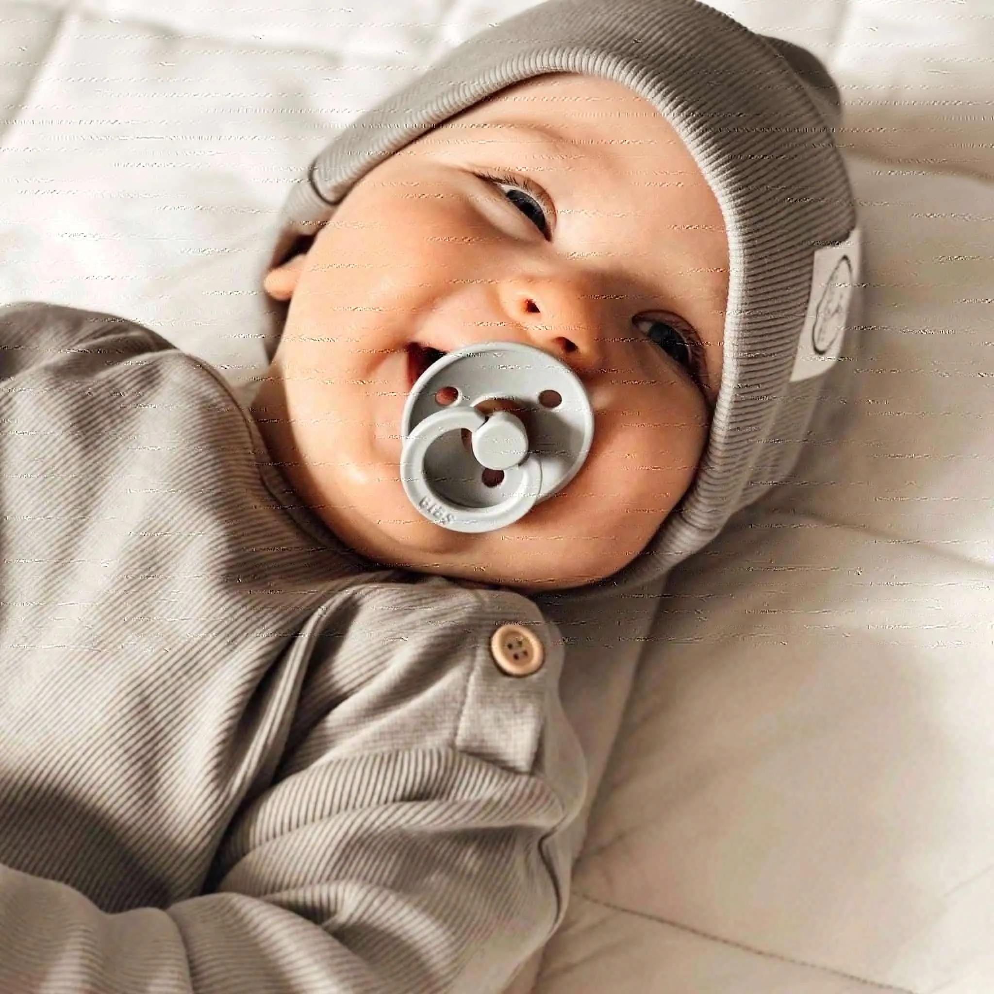 Organic Rib Sweatshirt - Grey