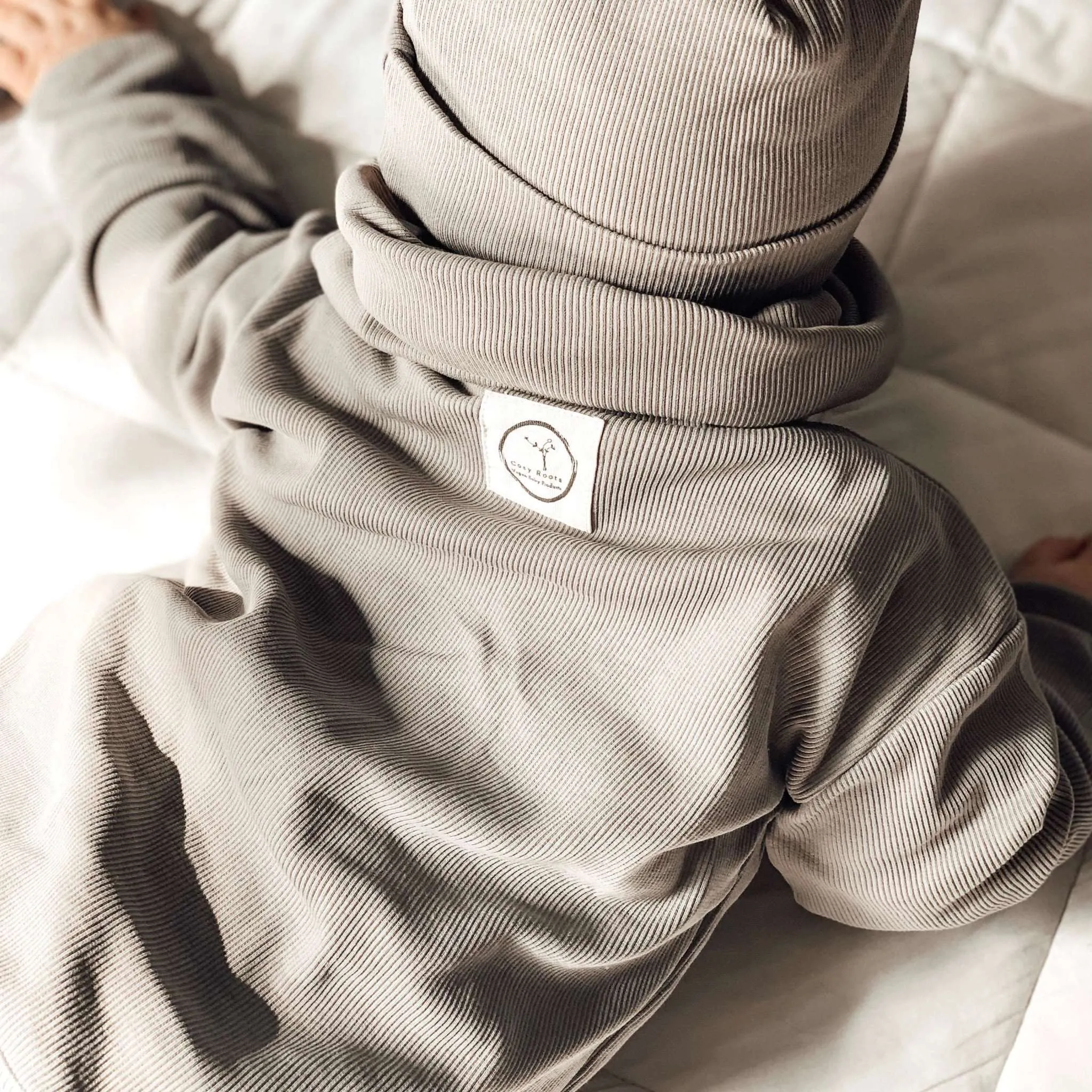 Organic Rib Sweatshirt - Grey