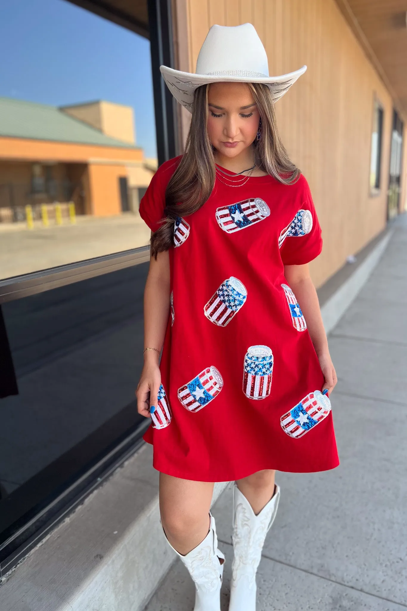 Party In The USA T-Shirt Dress