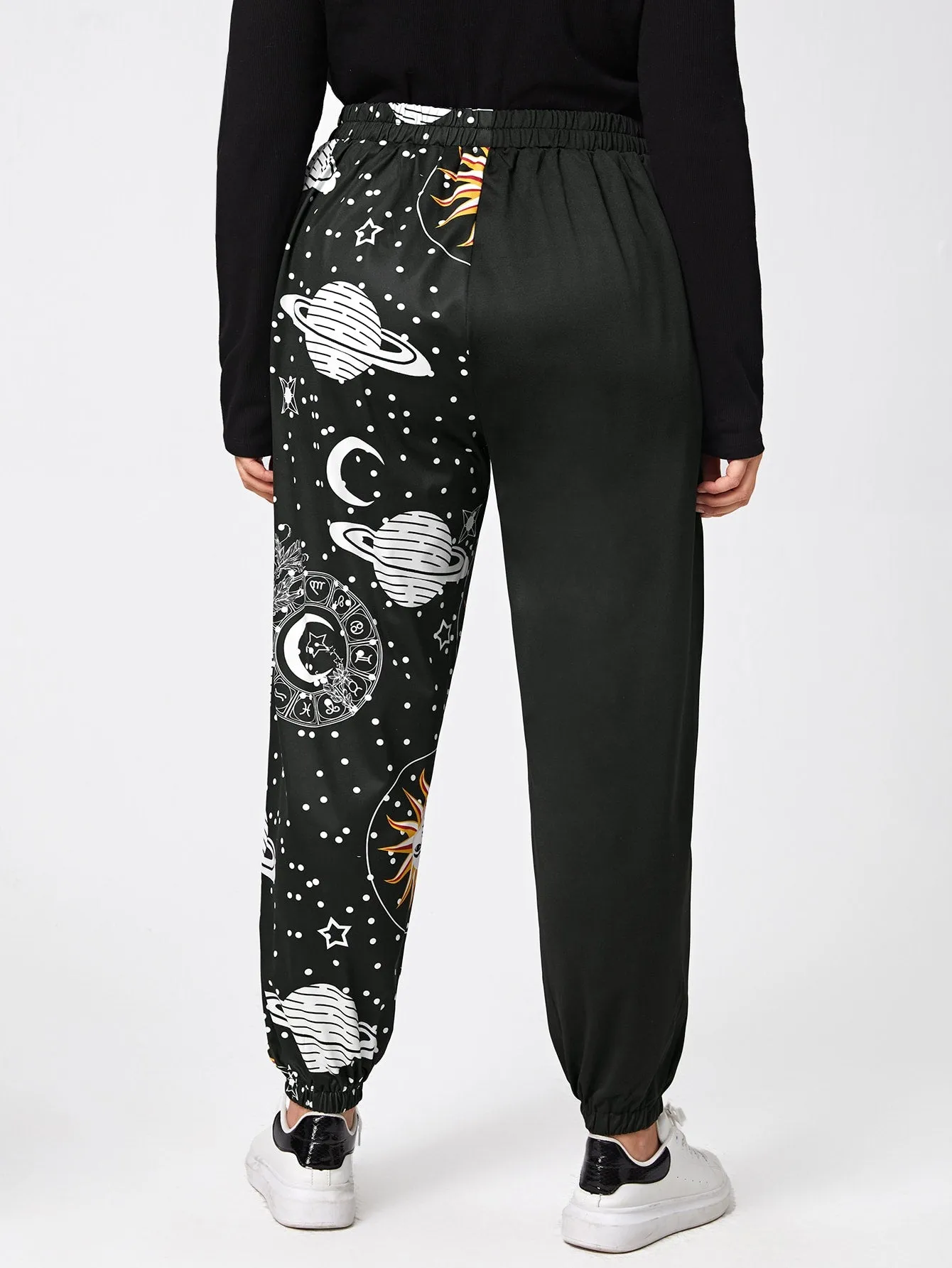 Polka Dot Long Plus Size Sweatpants