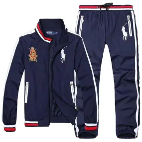 PRL Fashionable Big Pony Tailored Track Suit- NavyBlue