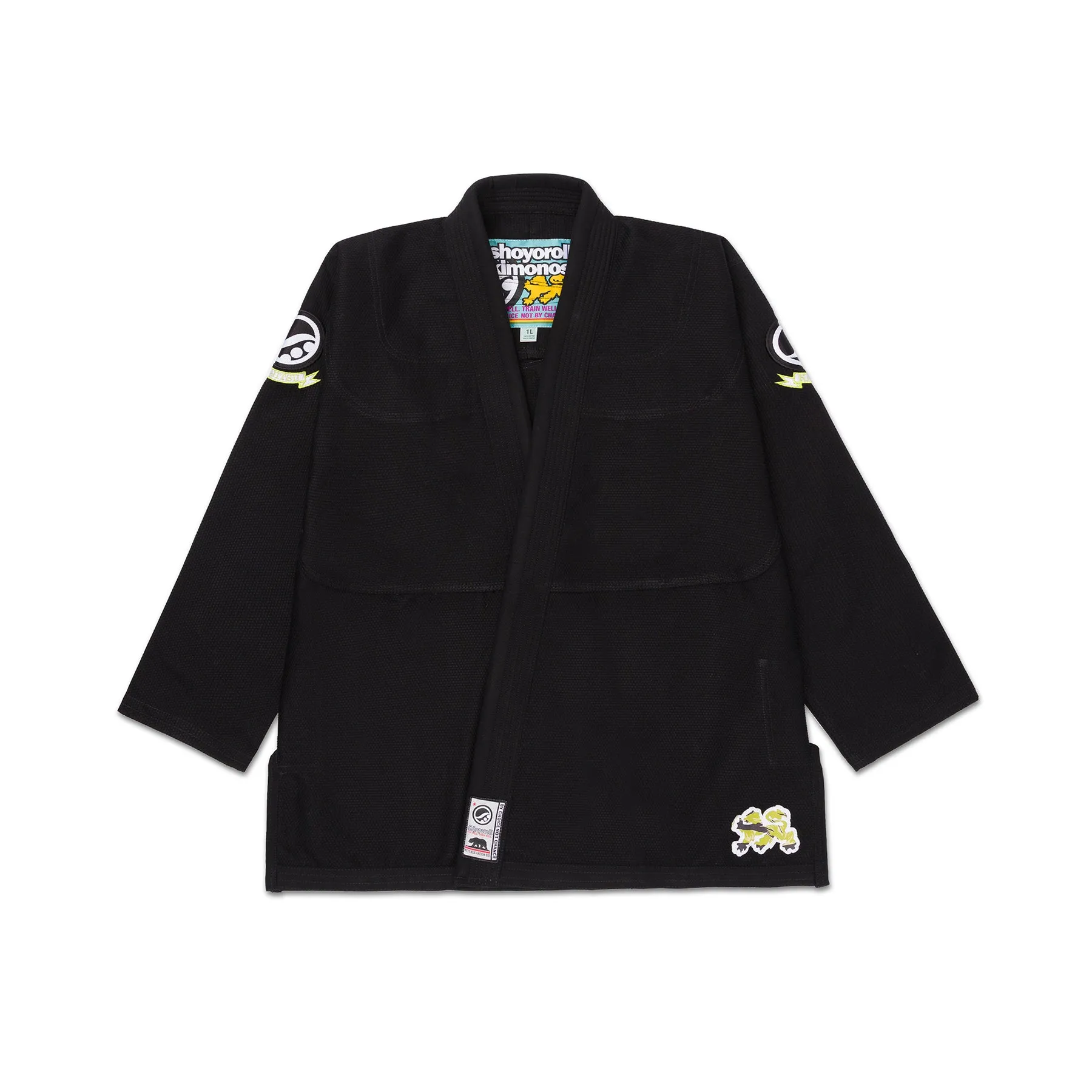 Retro Camo Kimono [Black]