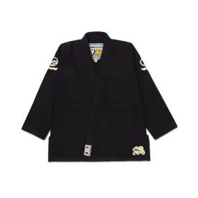 Retro Camo Kimono [Black]
