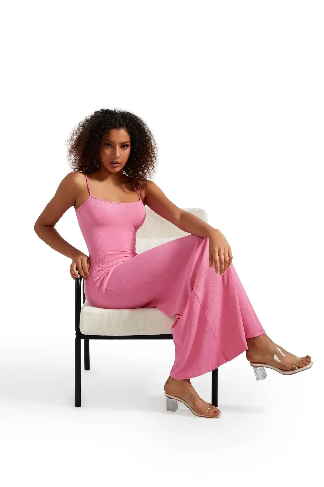 Ribbed Long Slip Maxi Dress