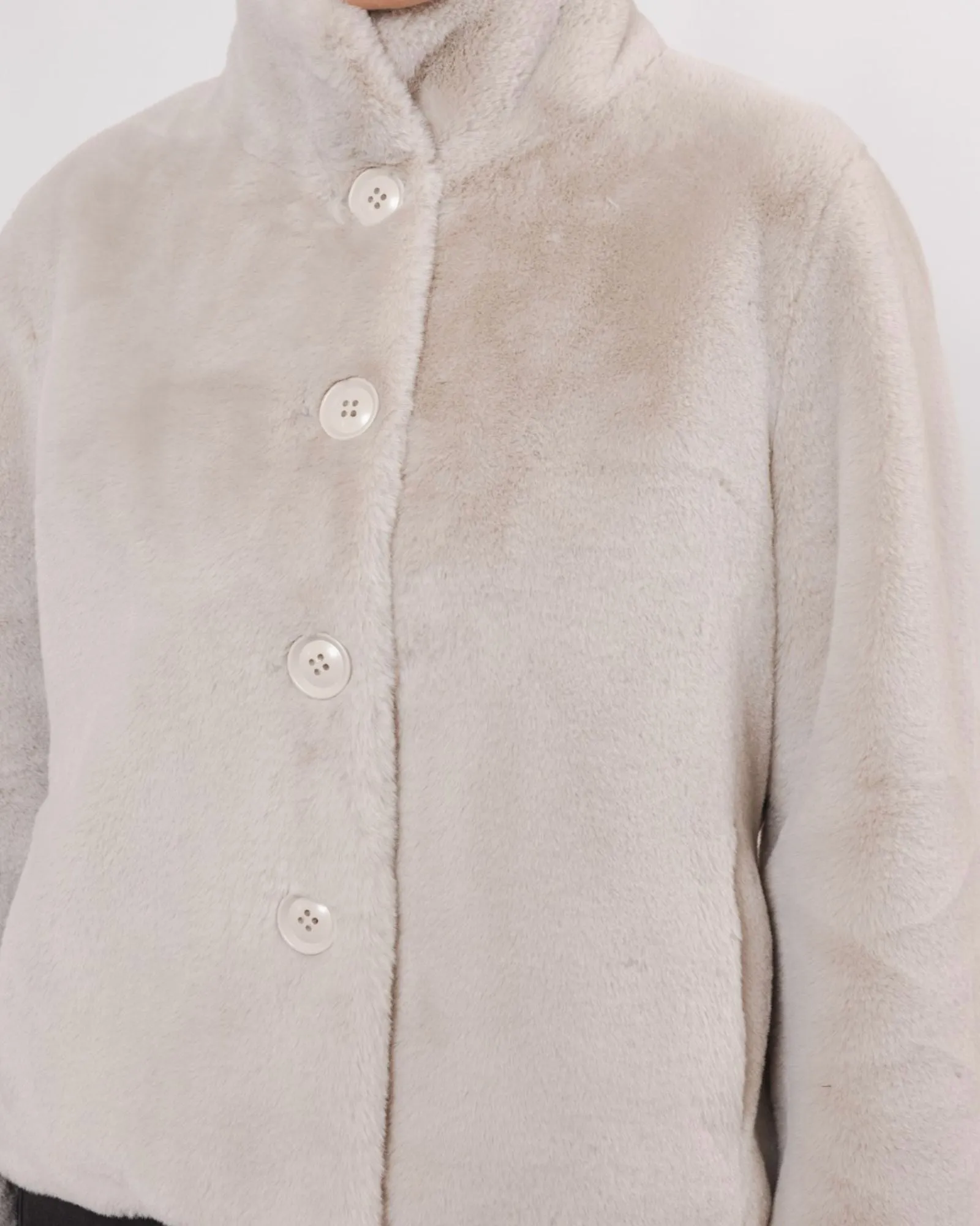 Rino & Pelle Vie Cropped Overcoat