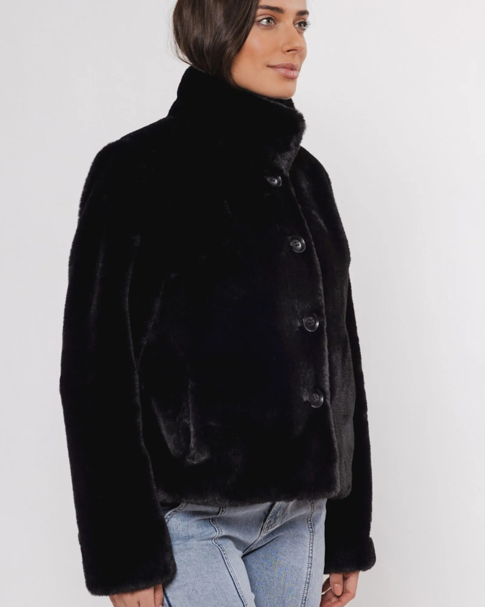Rino & Pelle Vie Cropped Overcoat