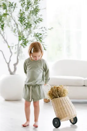 Roan Sweatshirt Set in Green