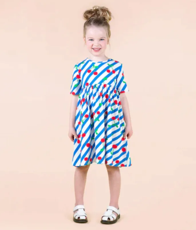 Rock Your Baby Cherry Stripes Dress