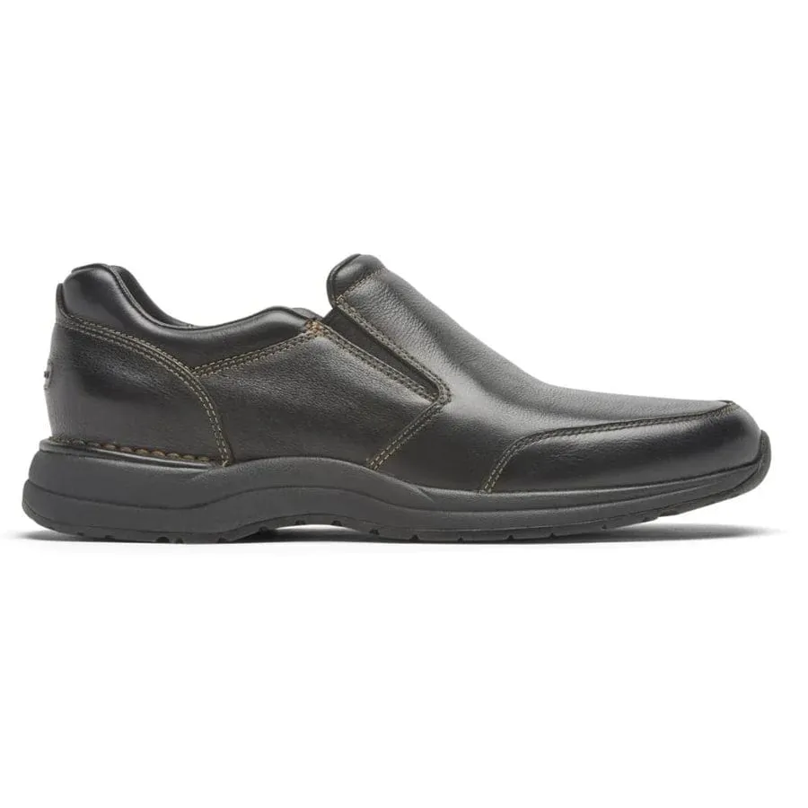 Rockport Men's Edge Hill ll Goretex Slip Ons- Black