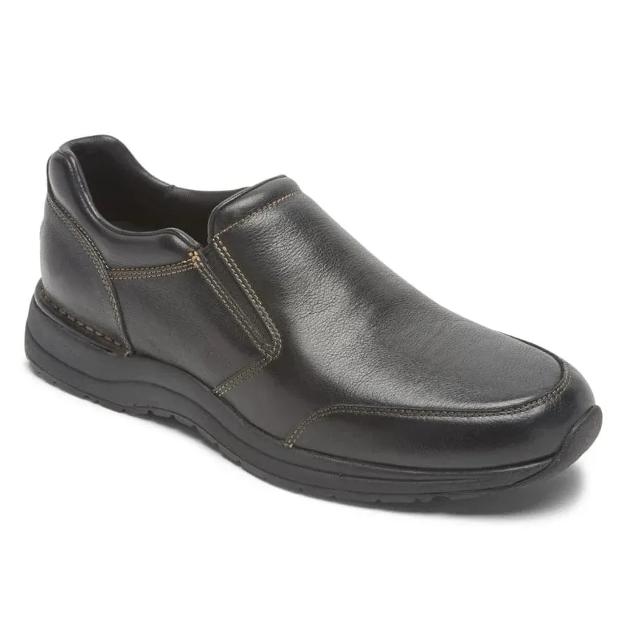 Rockport Men's Edge Hill ll Goretex Slip Ons- Black