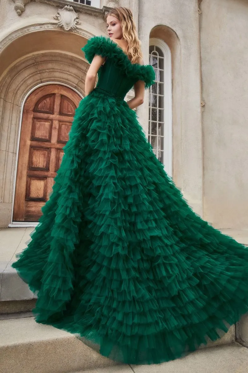 ROUGE TULLE GOWN CDA1032