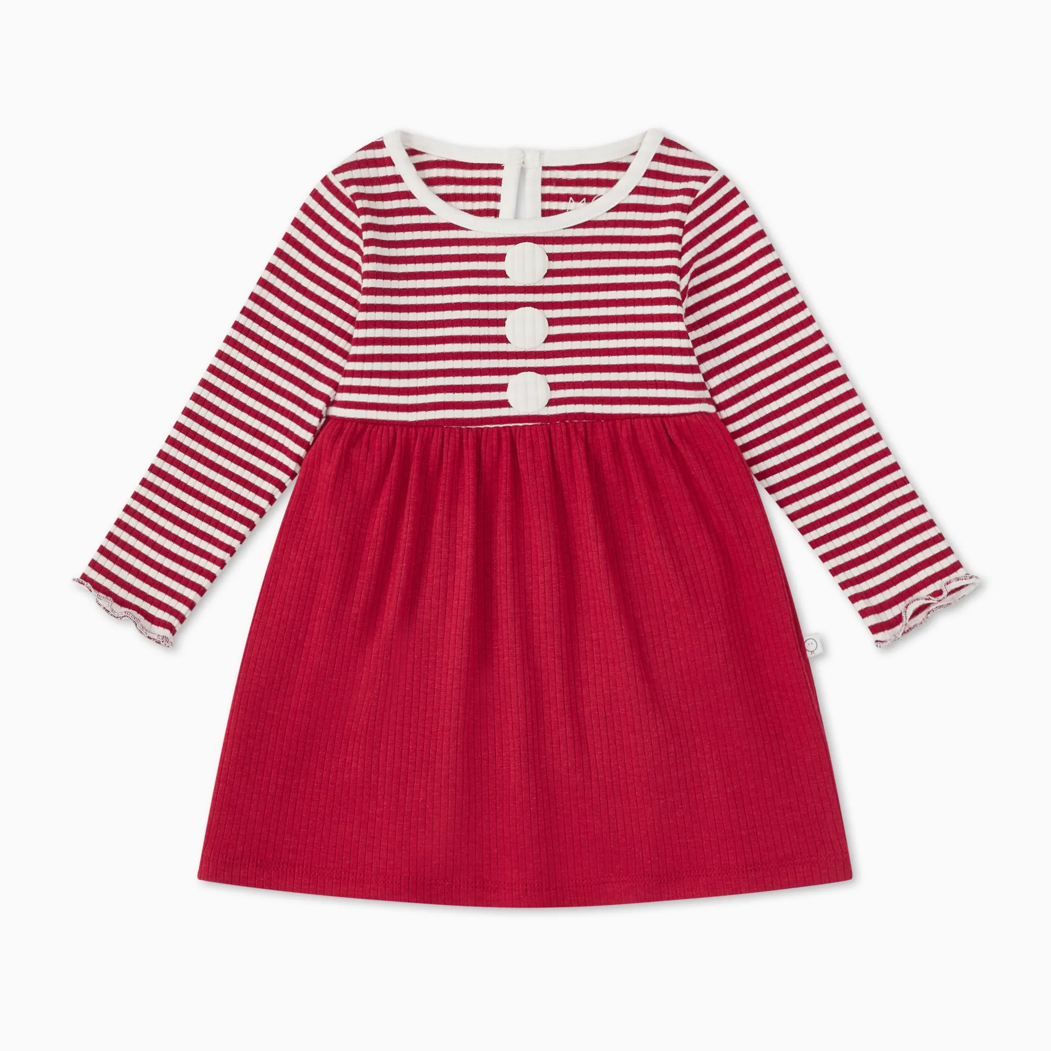 Ruby Stripe Ribbed Dress