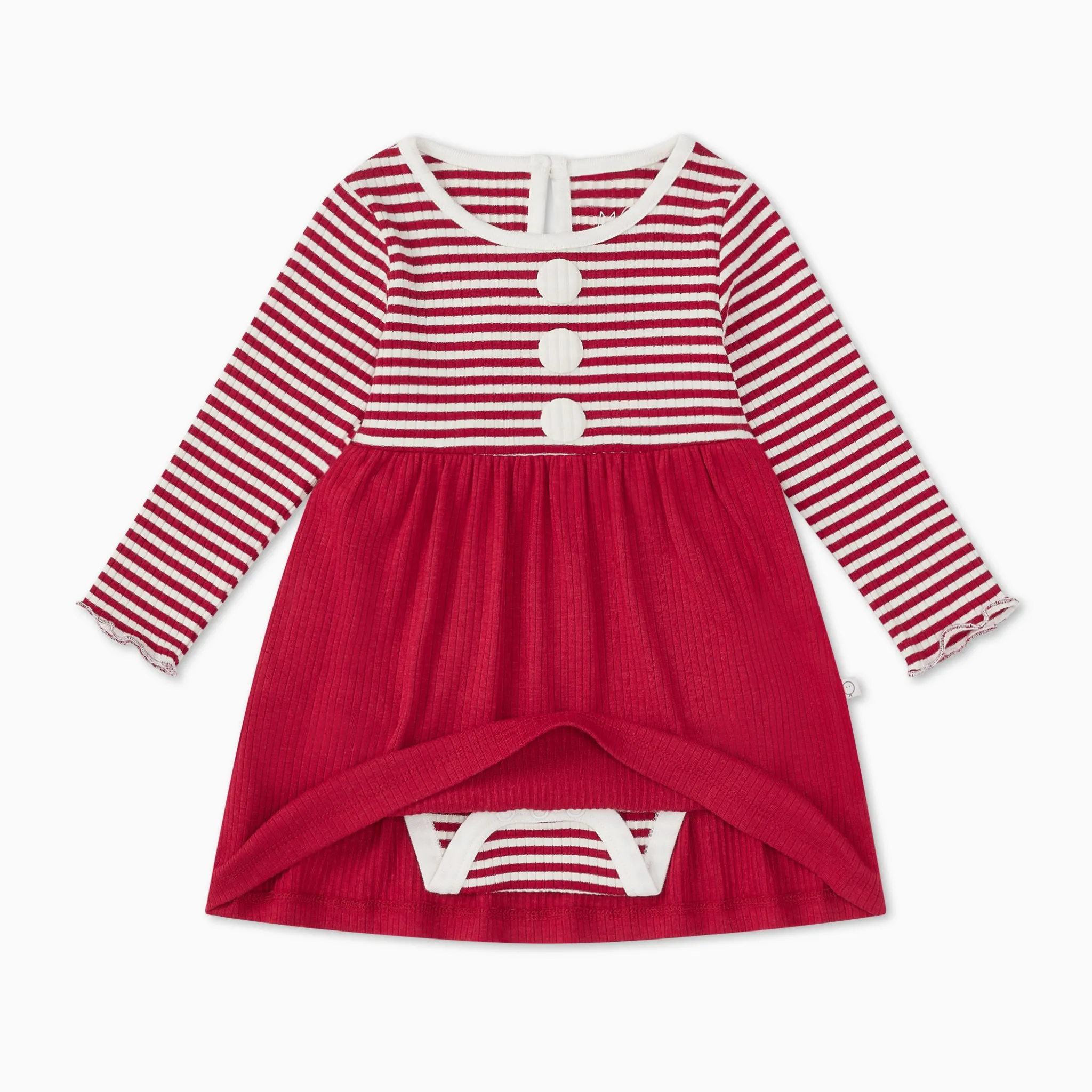 Ruby Stripe Ribbed Dress