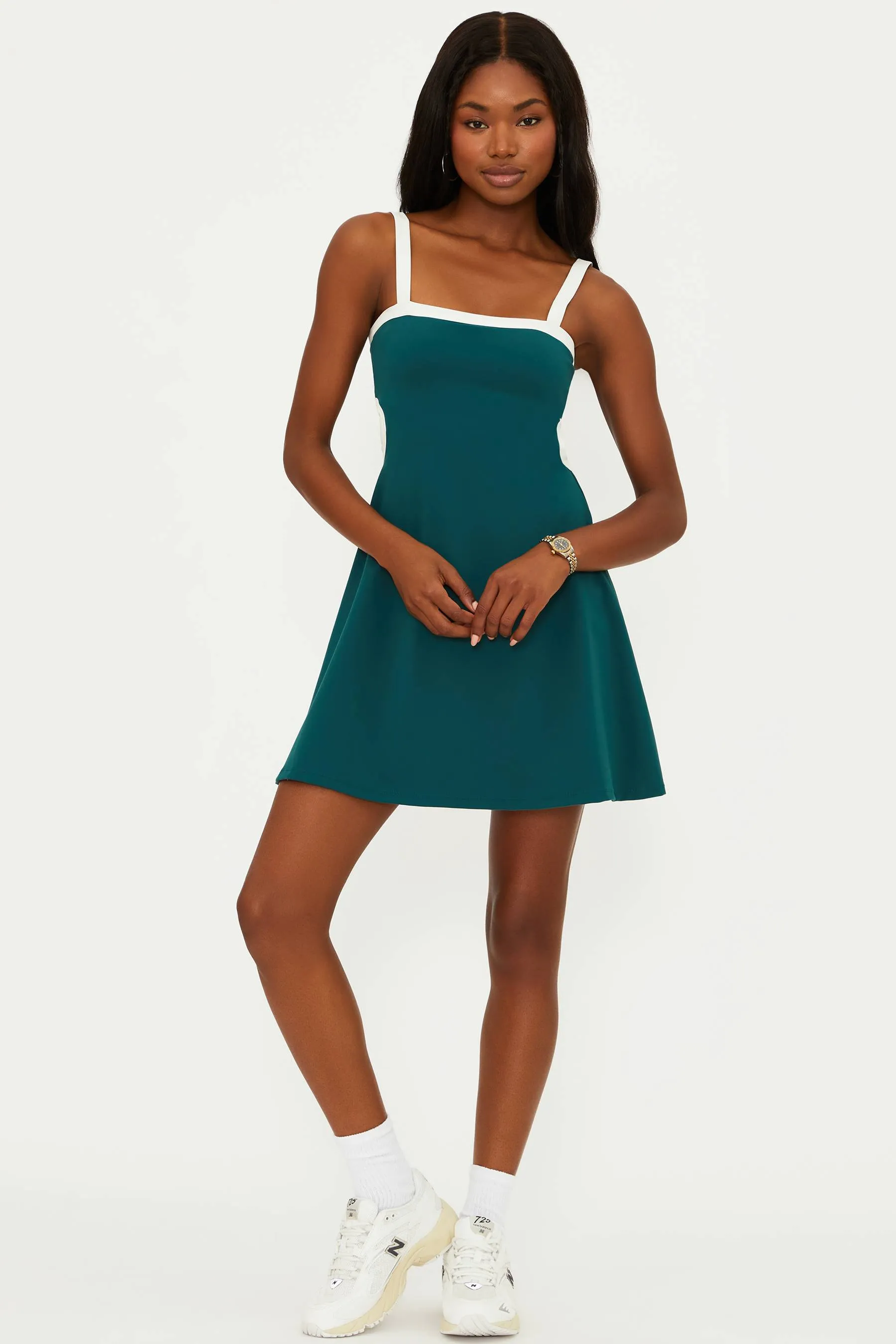 Sage Dress Pine Green