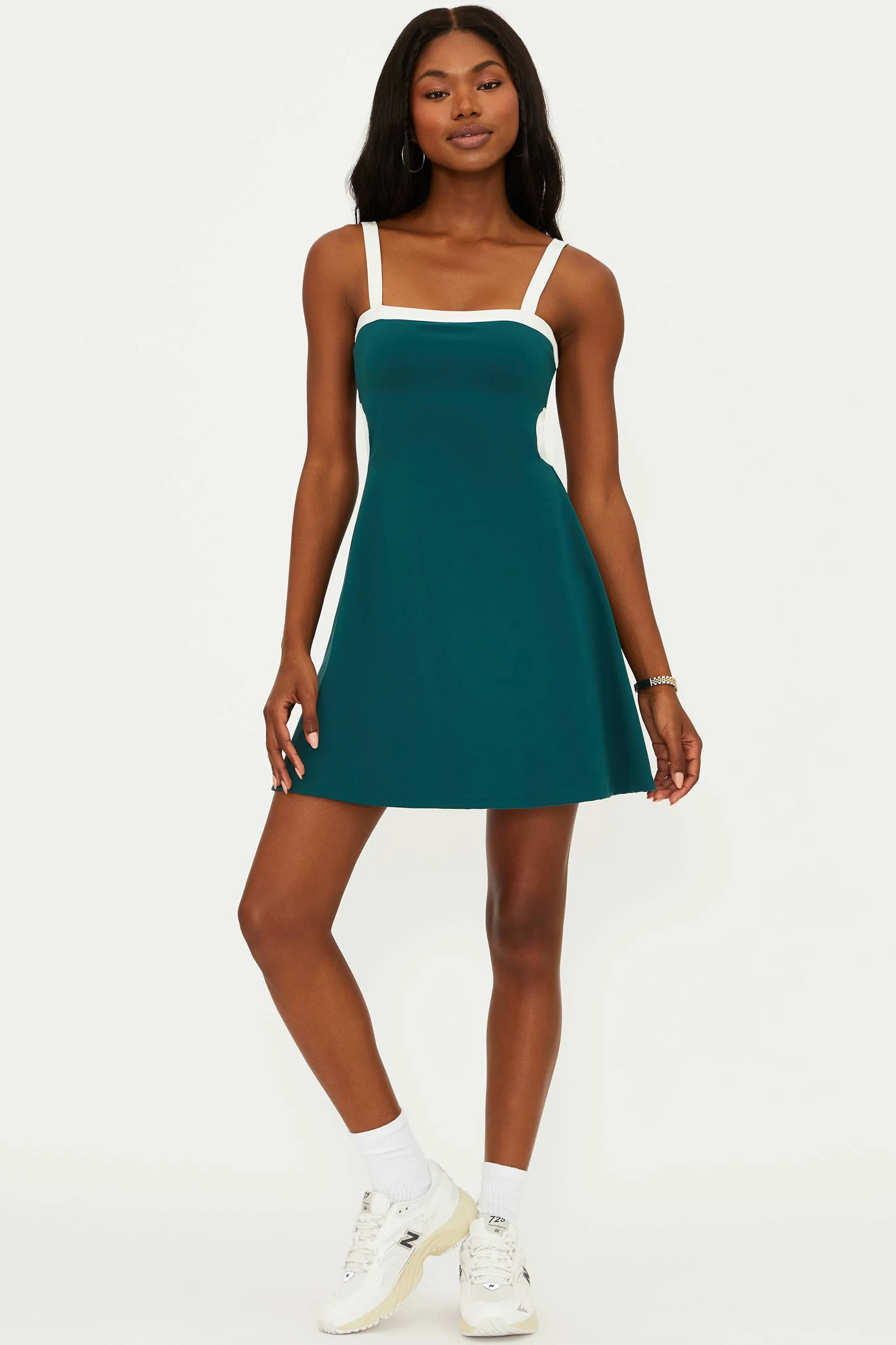Sage Dress Pine Green