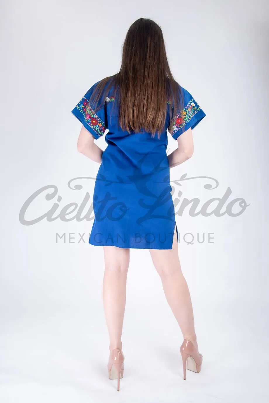 San Miguel Fine Dress Royal blue