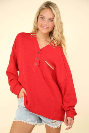 SCARLET SMILES HOODIE - by Very J