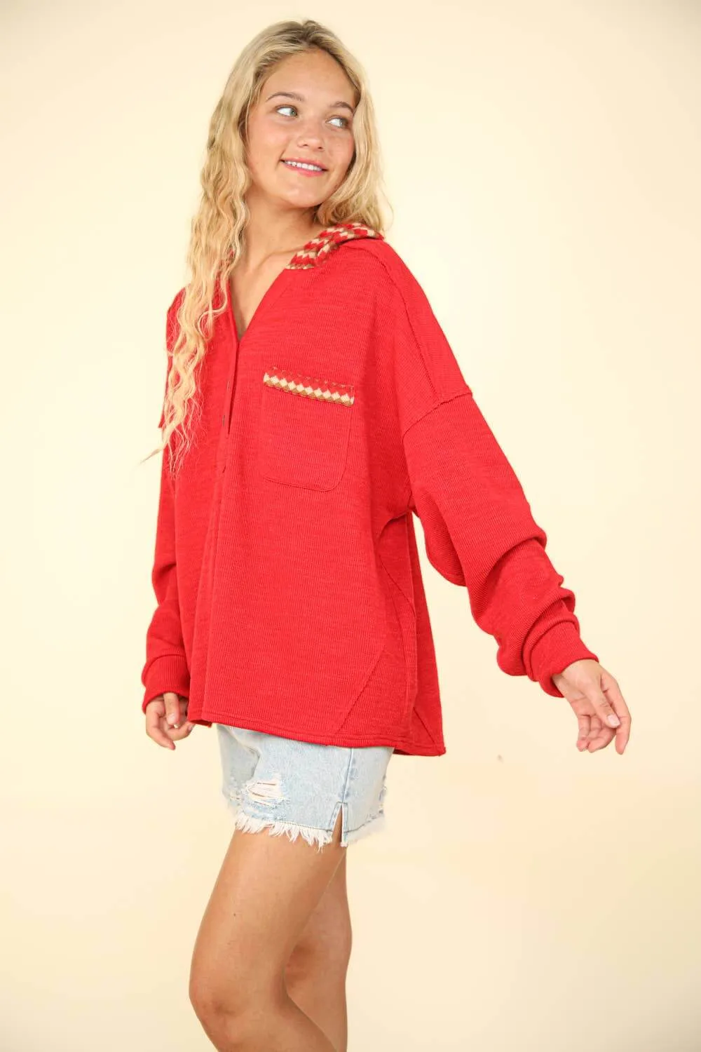 SCARLET SMILES HOODIE - by Very J